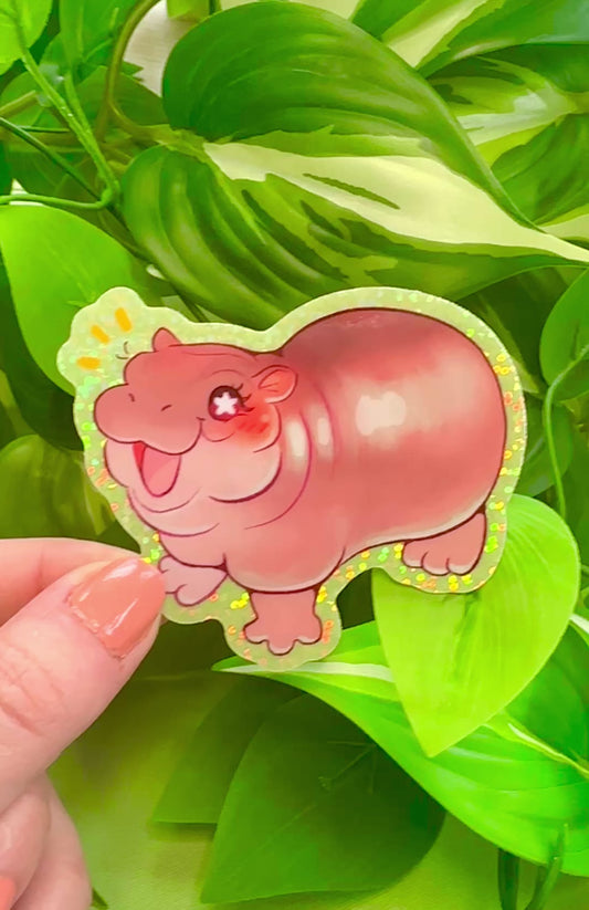 Happy Moo Sticker