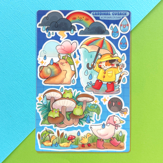 Rainy Day Sticker Sheet