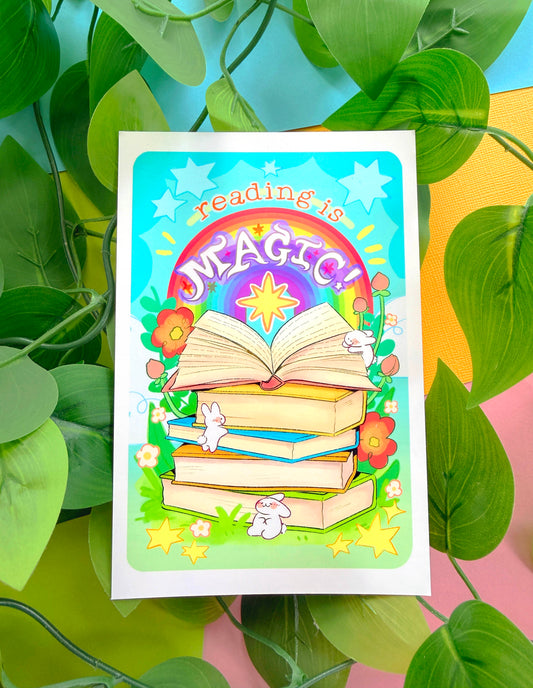 Reading is Magic Mini Print